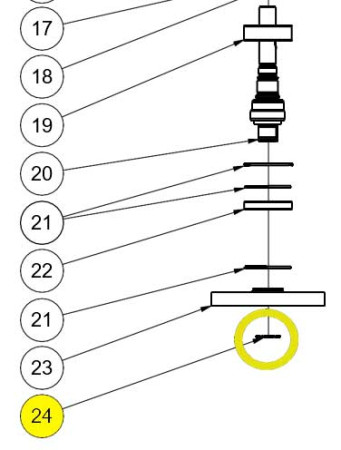 Hycon HPS12 Chain Saw | Retainer Ring (Parts & Accessories)