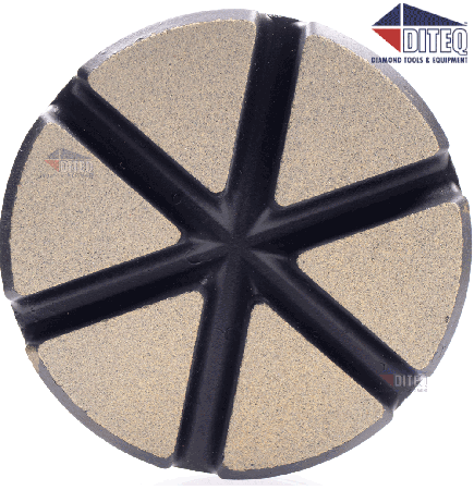 3" TEQ-Lok Transitional Ceramic 800 Grit-Black
