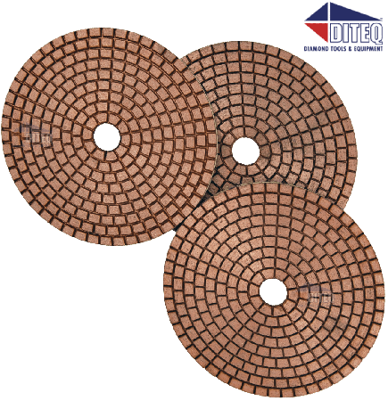 Super Premium Copper Pads 5"  200 Grit