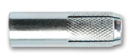 DeWALT 1/2” x 2" x 5/8"OD Carbon Steel Knurled Wall Dropin
