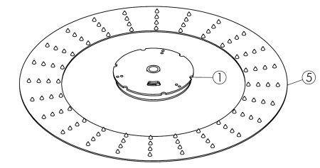 Eagle Pad Face 21" With Velcro ⑤