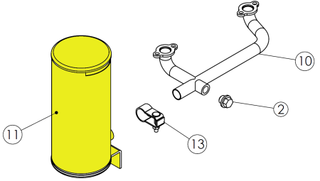 Eagle Muffler Vertical FS481 ⑪