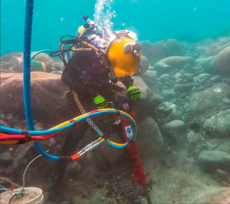 HH20, 40# Class (White) | Underwater | Rigid-T Handle