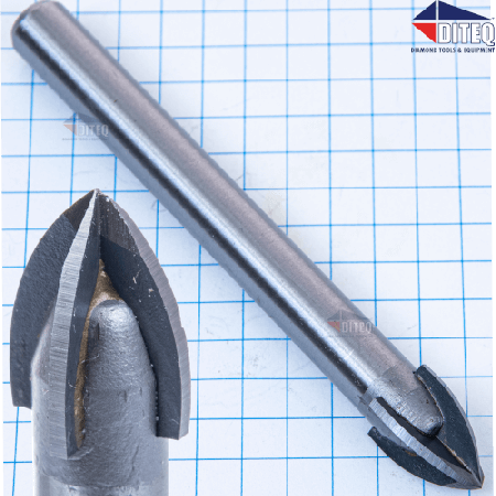 Carbide Bit 1/2" | 4-Flute | 3-7/8" Round Shank