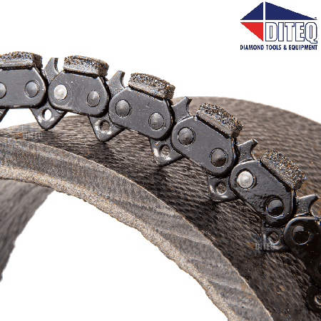 Ductile | .375" Pitch | 88 Links | Vacuum Brazed