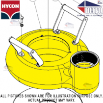 Hycon Trash Pump 4" Volute Aluminum 