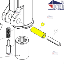 Hycon HH-15 Roll pin ø16x50 