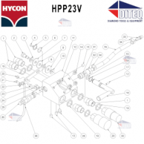 Hycon Valve block complete HPP18/23V