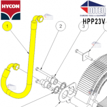 Hycon Cooler pressure hose  HPP18/23V