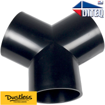 Dustless 2" Hose Y Splitter | Special Order Item