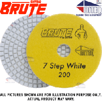 BRUTE Granite 7-Step White Pads