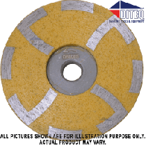 4" Wet/Dry Resin Filled Cup Wheels (Fine Grit)