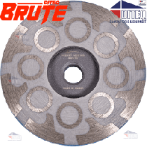 BRUTE 4" Wet/Dry Resin Filled Cup Wheels (Medium Grit)