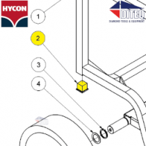 Hycon Power Packs Tube Plug 25x25mm