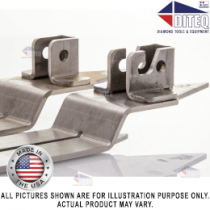 4000/4200 Saws 12”-13.5” x .250” Skid Plates | Fixed Pin