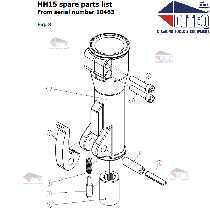 Hycon HH-15 Nose part complete Hex (Underwater)
