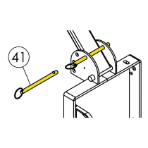 Eagle Locking Pin For Handle 1/2 x 5
