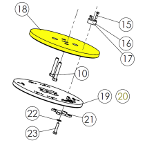 Eagle Drive Plate | GP | LX-30 with Bolts