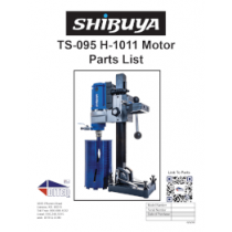 Shibuya TS-095 Parts List