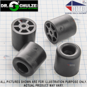 Rubber foot with spacer sleeve