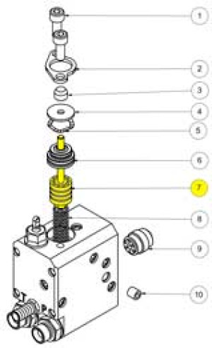 Hycon HPS12 Chain Saw | Trigger Piston (Parts & Accessories)