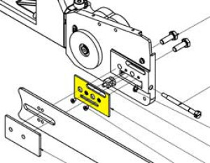 Hycon HPS12 Chain Saw | Distance Plate (Parts & Accessories)