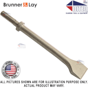 2.5" Chisel 12" .580" Hex Shank Round Collar