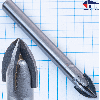Carbide Bit 1/2" | 4-Flute | 3-7/8" Round Shank